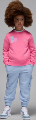 Спортивний костюм дитячий Nike BLUE JEANS AND BLING рожево-блакитний 35F206-BG6