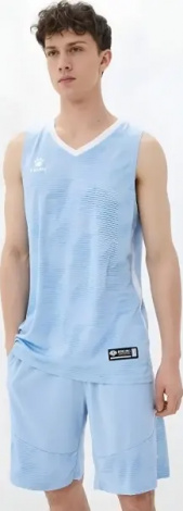 Комплект баскетбольной формы Kelme BRUKLIN голубой 3591052.9454
