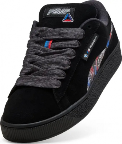 Кроссовки Puma BMW M MOTORSPORT SUEDE XL STICKER черно-сине-красные 30900001
