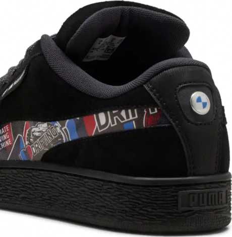 Кроссовки Puma BMW M MOTORSPORT SUEDE XL STICKER черно-сине-красные 30900001
