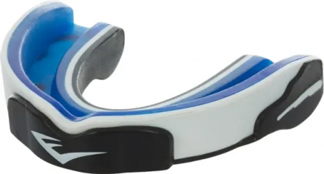 Капа одинарная Everlast EVERGEL MOUTH GUARD сине-белая 1400008