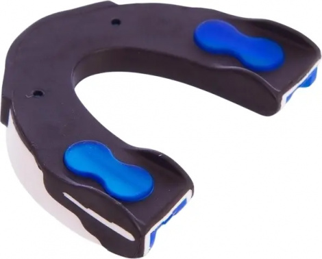 Капа одинарная Everlast EVERGEL MOUTH GUARD сине-белая 1400008