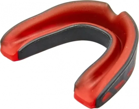 Капа одинарная Everlast EVERSHIELD SINGLE MOUTH GUARD черно-красная 1400003
