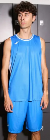 Комплект баскетбольной формы Joma FINAL FOUR сине-белый 104371.702