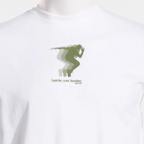 Футболка Joma STEP бело-оливковая 104149.200