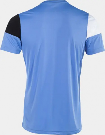 Футболка Joma CREW V блакитно-чорно-біла 103084.371