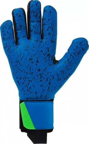 Вратарские перчатки Uhlsport AQUAGRIP HN сине-салатово-белые 1011339 01