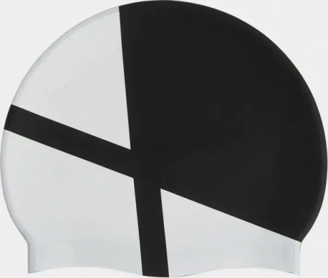 Шапочка для плавання Arena ICONS TEAM STRIPE CAP чорно-біла 001463-125