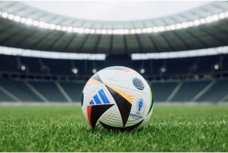 Футбольний м'яч Adidas UEFA Euro 24 OMB IQ3682