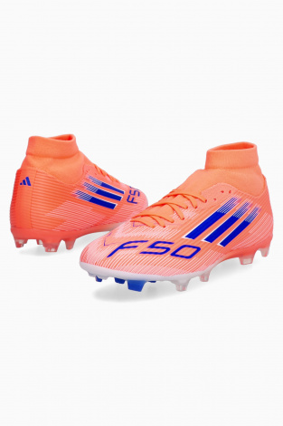 Бутсы adidas F50 League Mid FG/MG - апельсин