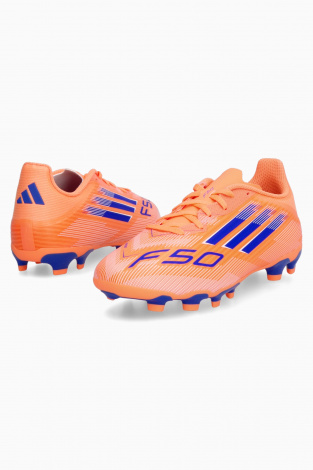 Бутсы adidas F50 League MG Junior - апельсин