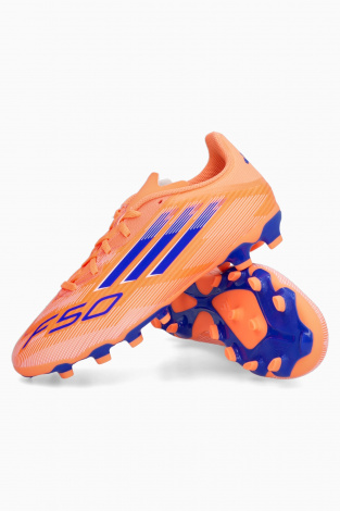 Бутсы adidas F50 League MG Junior - апельсин