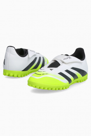 Сороконожки adidas Predator Club Hook-and-Loop TF Junior - белый