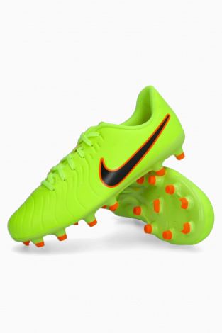 Бутсы Nike Tiempo Legend 10 Club FG/MG Junior - Лаймовий