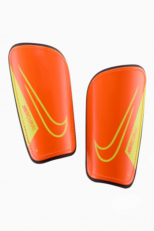 Футбольные щитки Nike Mercurial Hardshell - апельсин
