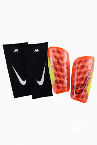 Футбольные щитки Nike Mercurial Lite SuperLock - апельсин