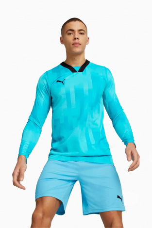 Воротарська футболка Puma teamTarget GK LS - блакитний