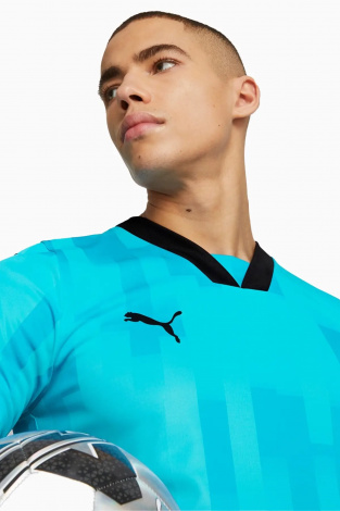 Воротарська футболка Puma teamTarget GK LS - блакитний