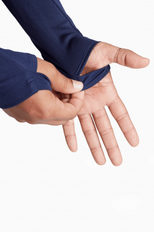 Термофутболка Nike Dry Park First Layer LS для жінок - темно-синій