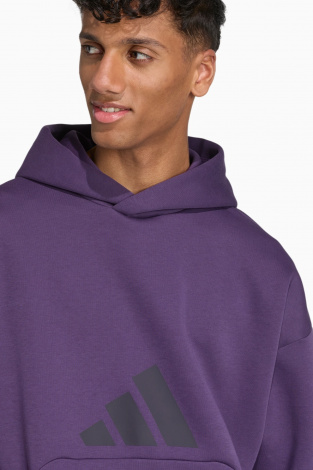 Кофта adidas Future Icons 3 Bar Logo - Фиолетовый