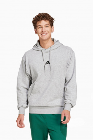 Кофта adidas Essentials Feelcozy Fleece - серый
