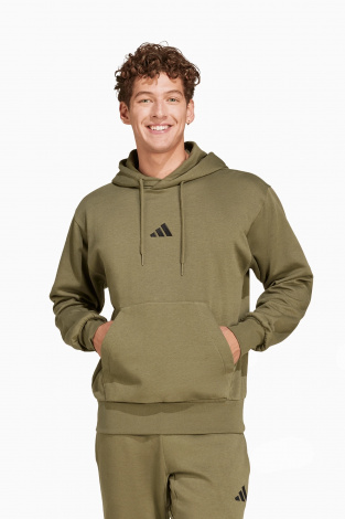 Кофта adidas Essentials Feelcozy Fleece - зеленый