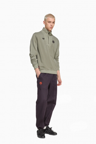 Кофта adidas FC Bayern 25/26 Terrace Icons Half-Zip - зелений