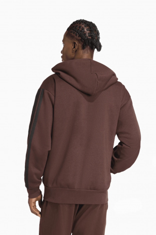 Кофта adidas Essentials 3-Stripes Fleece - Коричневий