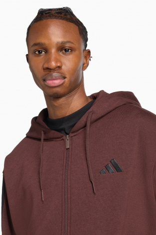 Кофта adidas Essentials 3-Stripes Fleece - Коричневий