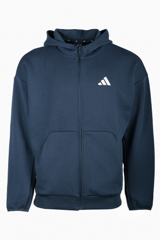 Кофта adidas Future Icons Small Logo Full-Zip - темно-синий