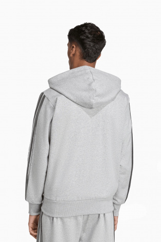 Кофта adidas Holiday 3-Stripes Full-Zip - Сірий