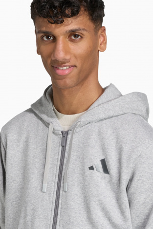 Кофта adidas Holiday 3-Stripes Full-Zip - Сірий