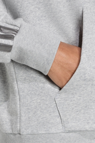 Кофта adidas Holiday 3-Stripes Full-Zip - Сірий