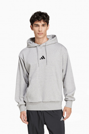 Кофта adidas Essentials Feelcozy Fleece - серый