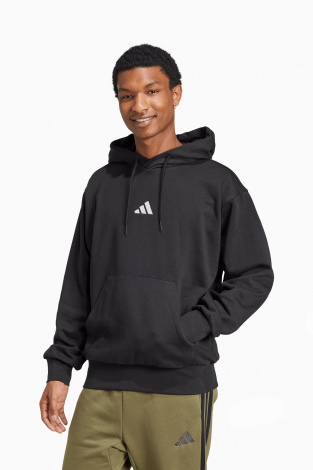 Кофта adidas Essentials Feelcozy Fleece - черный