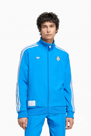 Кофта adidas Real Madrid 25/26 Terrace Icons Full-Zip - синій