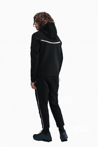 Кофта Nike Tech Fleece Hoodie Windrunner Full-Zip - черный