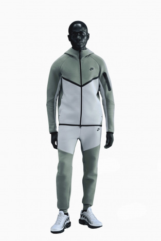 Кофта Nike Sportswear Tech Fleece Windrunner - зеленый