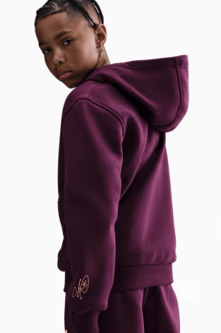 Кофта Nike Kylian Mbappé Club Fleece Junior - Бордовый