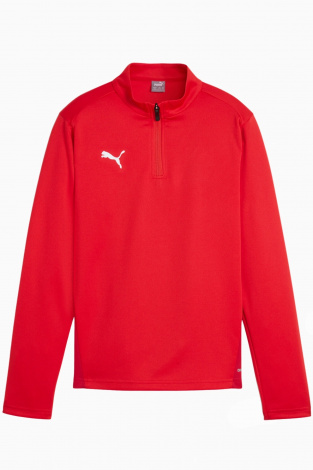 Кофта Puma teamGOAL 1/4 Zip Top Junior - червоний