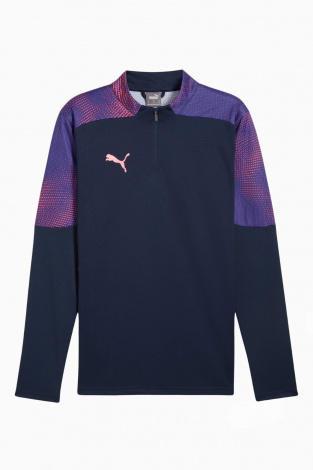 Кофта Puma IndividualFINAL Top 1/4 Zip - темно-синий