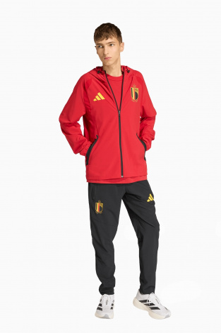 Ветровка adidas Belgium 2026 Tiro Travel Full-Zip - красный