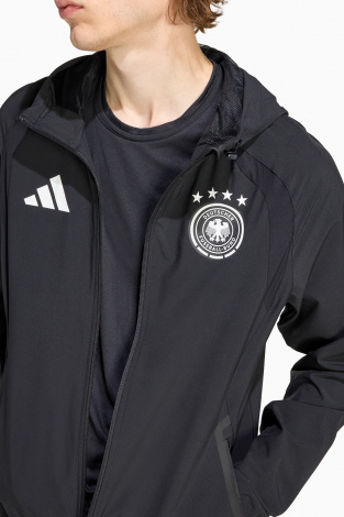 Вітровка adidas Germany 2026 Tiro Travel Full-Zip - чорний