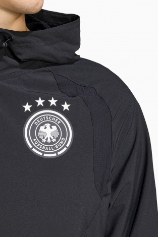 Вітровка adidas Germany 2026 Tiro Travel Full-Zip - чорний