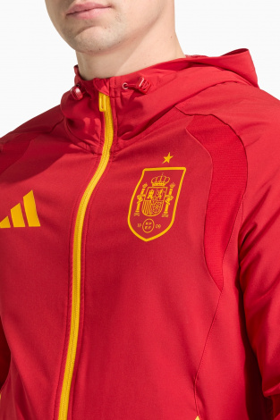 Ветровка adidas Spain 2026 Tiro Travel Full-Zip - красный