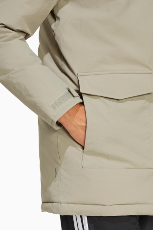 Куртка adidas Paveric Climawarm Fur Parka - зелений