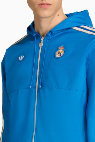Вітровка adidas Real Madrid 25/26 Terrace Icons - синій