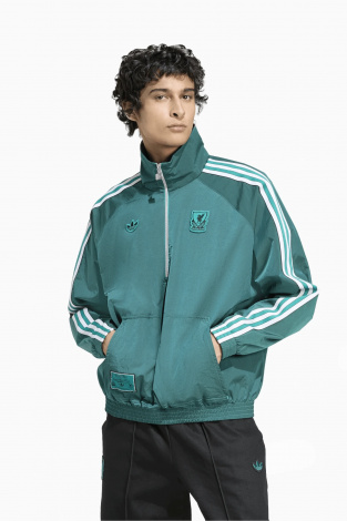 Куртка adidas Liverpool FC 25/26 Terrace Icons Half-Zip - зеленый