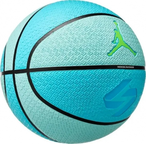 Баскетбольний м'яч Nike JORDAN PLAYGROUND 8P L DONCIC блакитно-салатовий