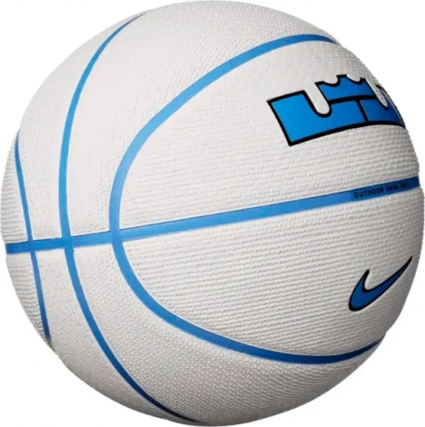 Баскетбольний м'яч Nike PLAYGROUND 2.0 8P L JAMES DEFLATED біло-блакитний